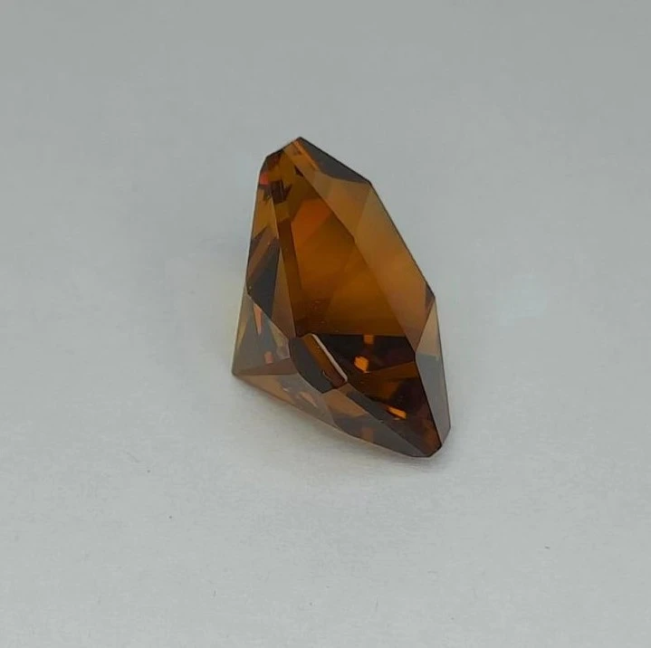 13.81ct Natural Citrine Octagon Cut Loose Gemstone From Nigeria — view 2
